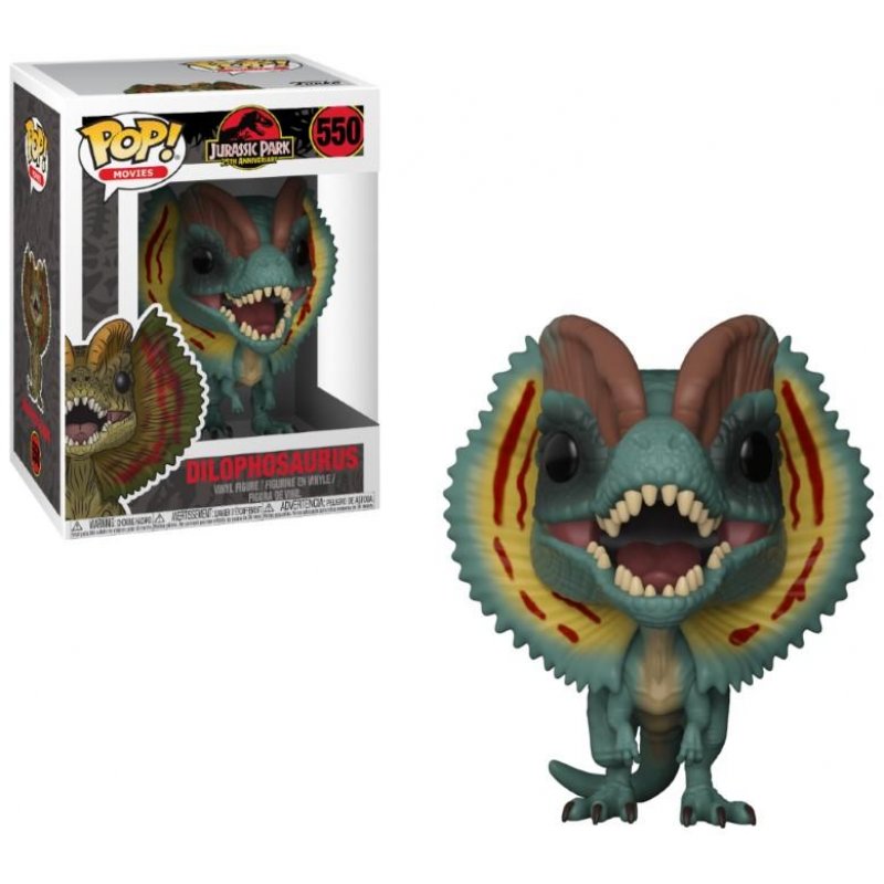 JURASSIC PARK - Bobble Head POP N° 550 - Dilophosaurus