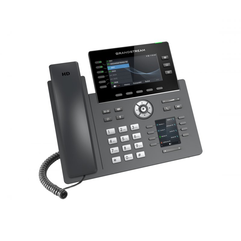 Grandstream Networks GRP2616 IP phone Black 6 lines TFT Wi-Fi