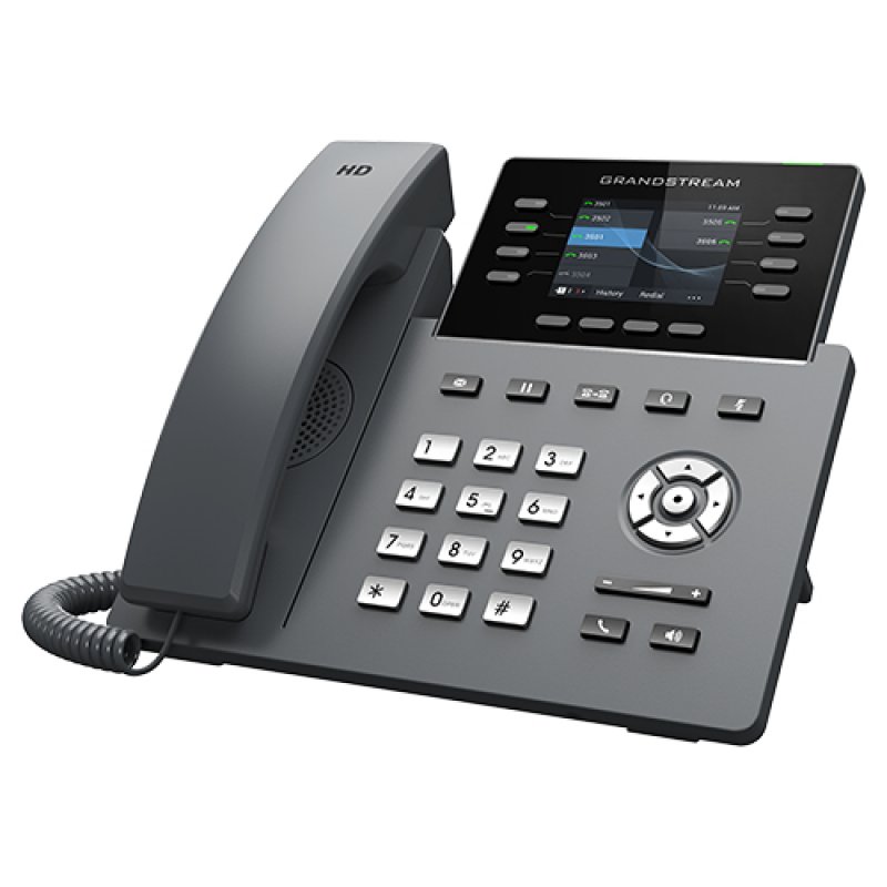 Grandstream Networks GRP2624 IP phone Black 8 lines TFT Wi-Fi