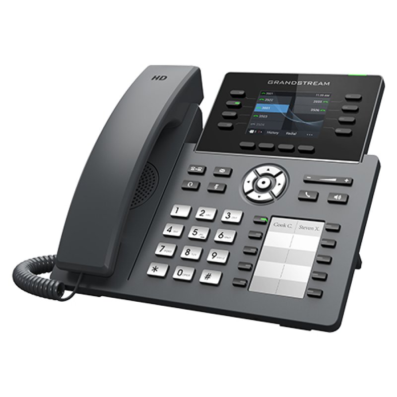 Grandstream Networks GRP2634 IP phone Black 8 lines TFT Wi-Fi