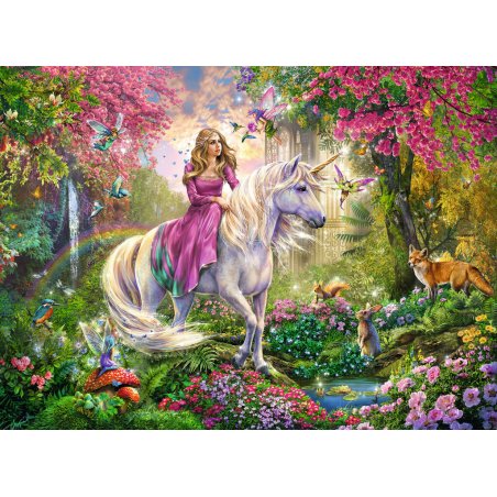 Ravensburger Unicorn Jeu de puzzle 100 pièce(s) Fantaisie