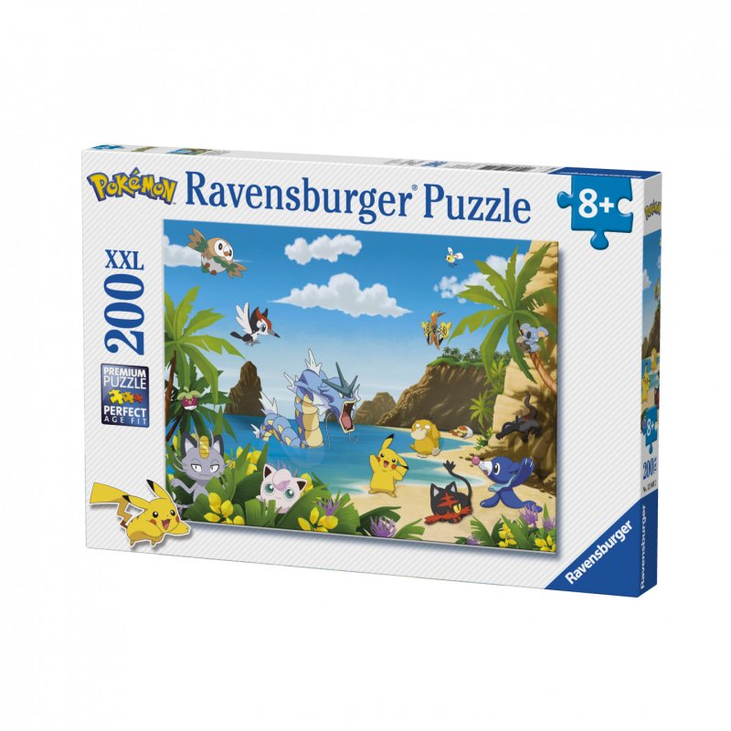 Ravensburger Puzzle 200 P Xxl - Attrapez-Les Tous!/Pokémon