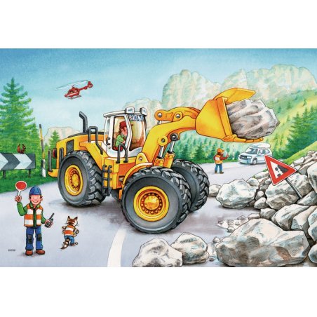 Ravensburger - Digger At Work 2x24p - 07802