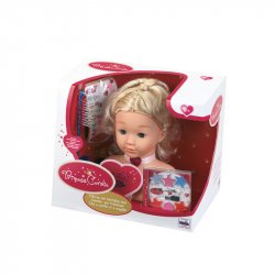 Theo Klein Princess Coralie - Tête à coiffer et à maquiller (25 cm)