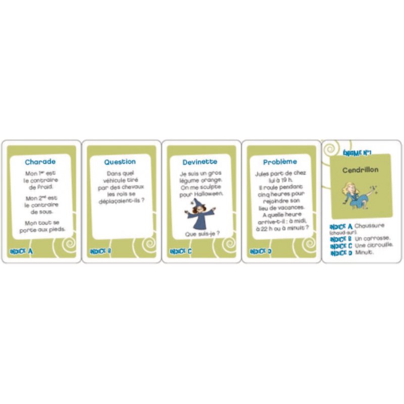 JEU DES ENIGMES INCOLLABLES