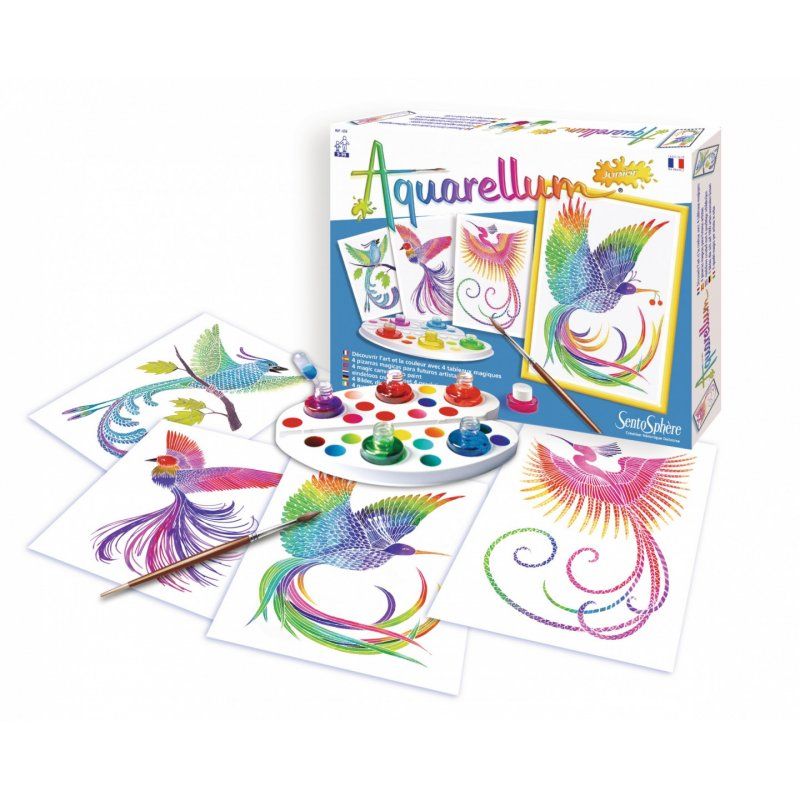 SentoSphère Aquarellum Junior "Oiseau Du Paradis"