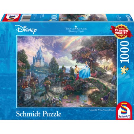 Schmidt Spiele Disney Cinderella Jeu de puzzle 1000 pièce(s) Dessins animés