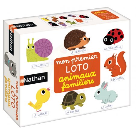 Nathan Mon premier loto animaux familiers