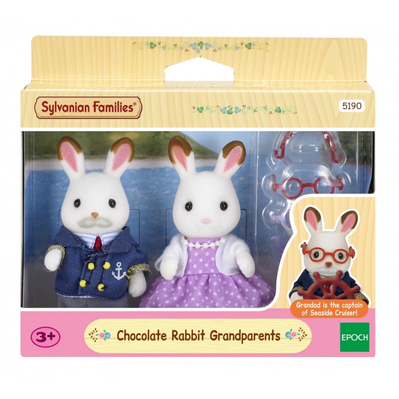 Sylvanian Families Chocolate Rabbit Grandparents
