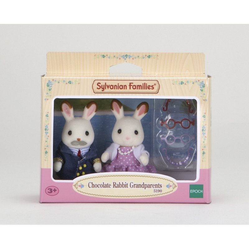 Sylvanian Families Chocolate Rabbit Grandparents