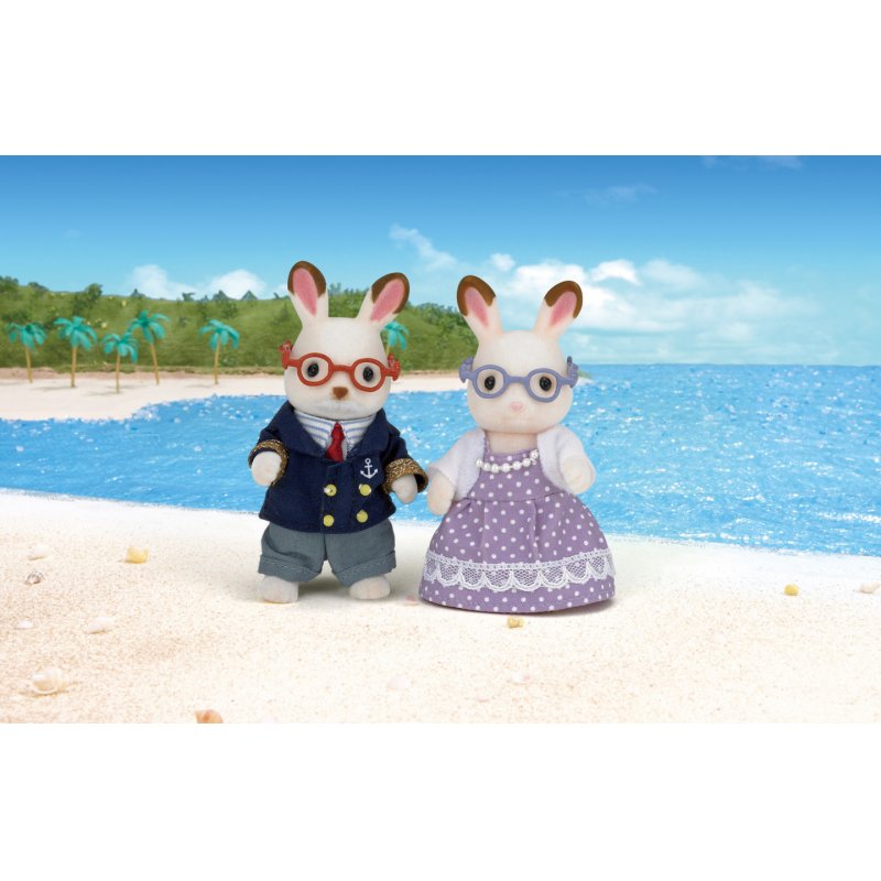 Sylvanian Families Chocolate Rabbit Grandparents