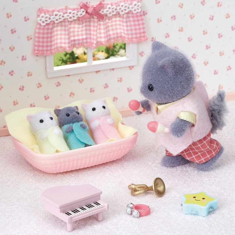 Sylvanian Families Les triplés chat persan