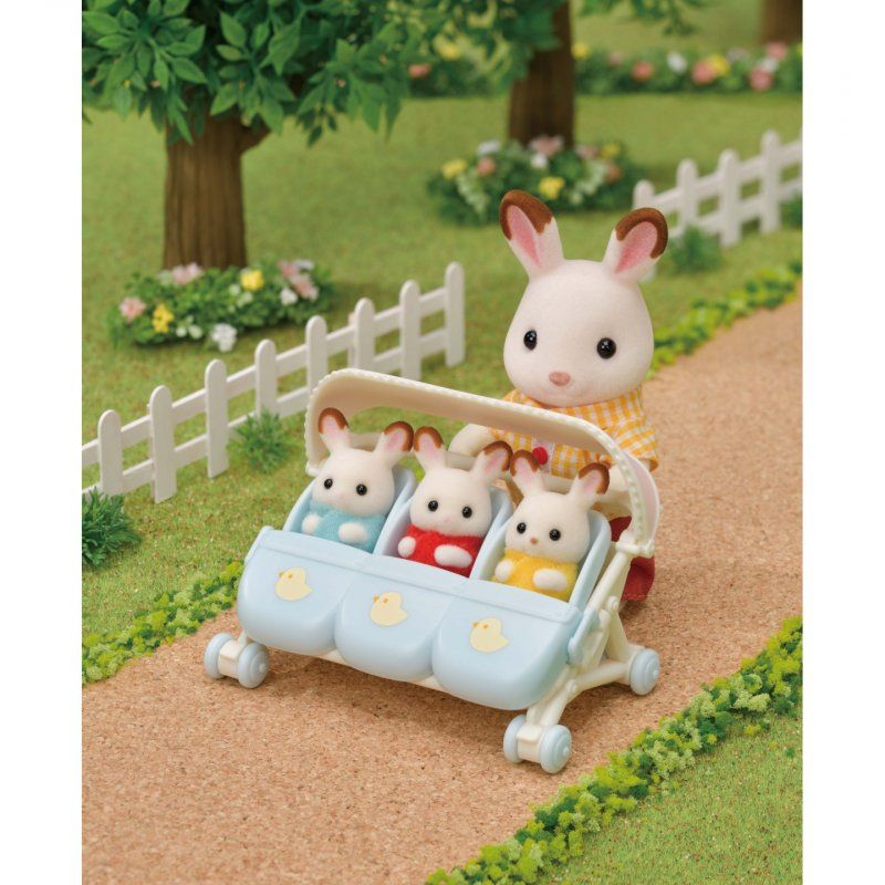 LA POUSSETTE TRIPLES SYLVANIAN