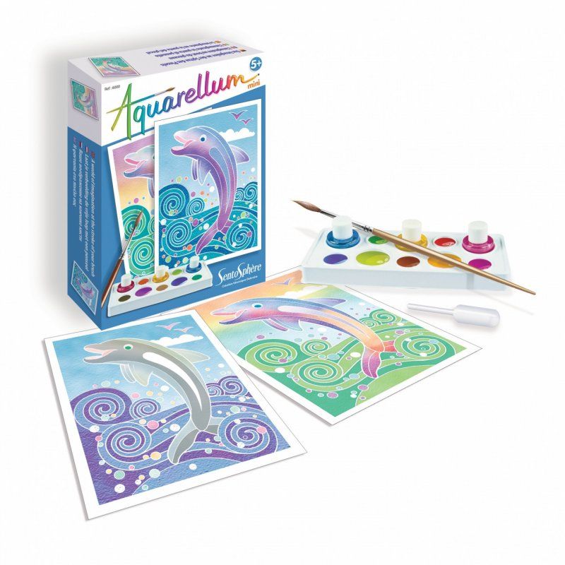 SentoSphère Aquarellum Mini "Dauphins"