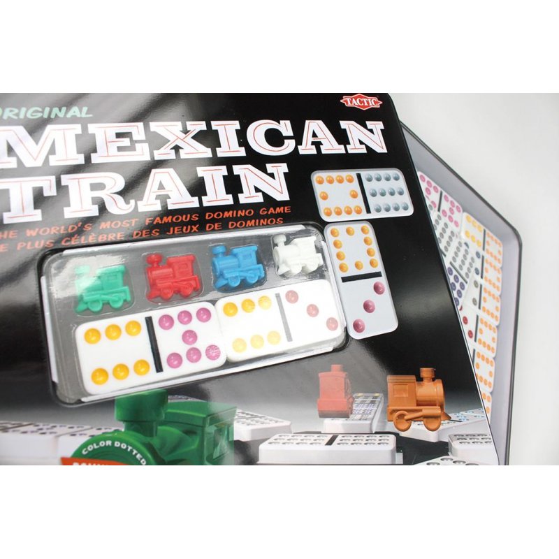 Tactic Mexican Train Tin Box