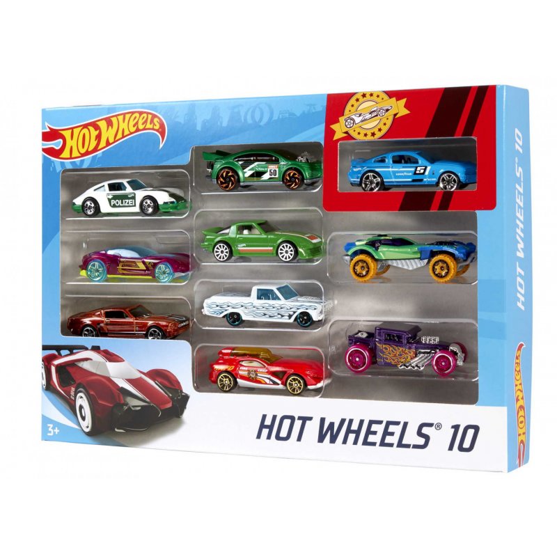 Hot Wheels Coffret 10 Vehicules