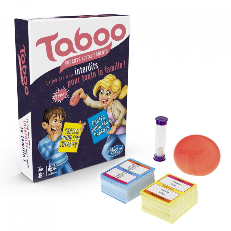 Hasbro Gaming Taboo Kids vs. Parents