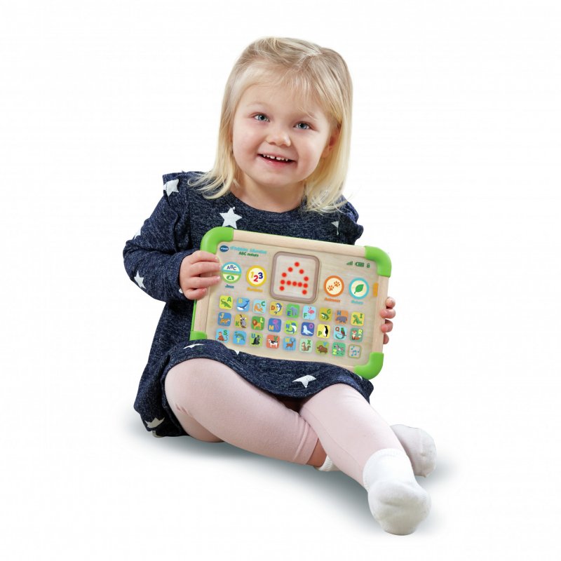 VTech TABLETTE ÉDUCATIVE ABC NATURE (JOUET BOIS FSC)