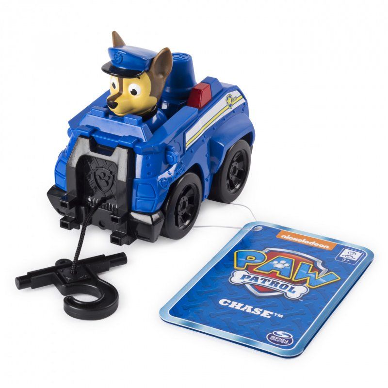 PAW Patrol LA PAT' PATROUILLE - MINI VEHICULE DE SECOURS - Véhicule de sauvetage 9 cm Avec Grappin Extensible Pat' Patr