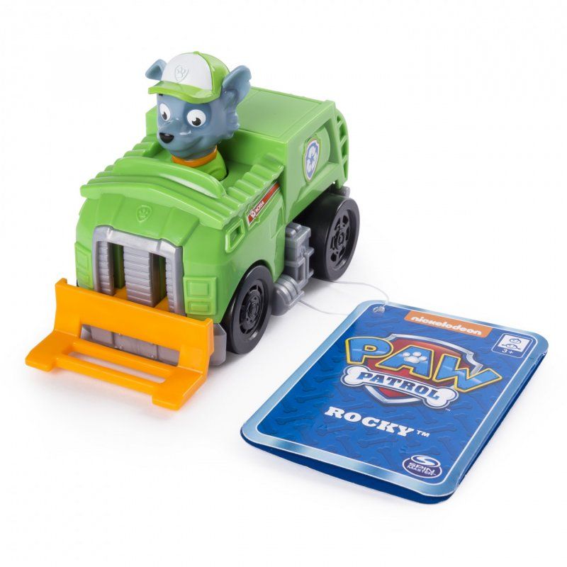 PAW Patrol LA PAT' PATROUILLE - MINI VEHICULE DE SECOURS - Véhicule de sauvetage 9 cm Avec Grappin Extensible Pat' Patr