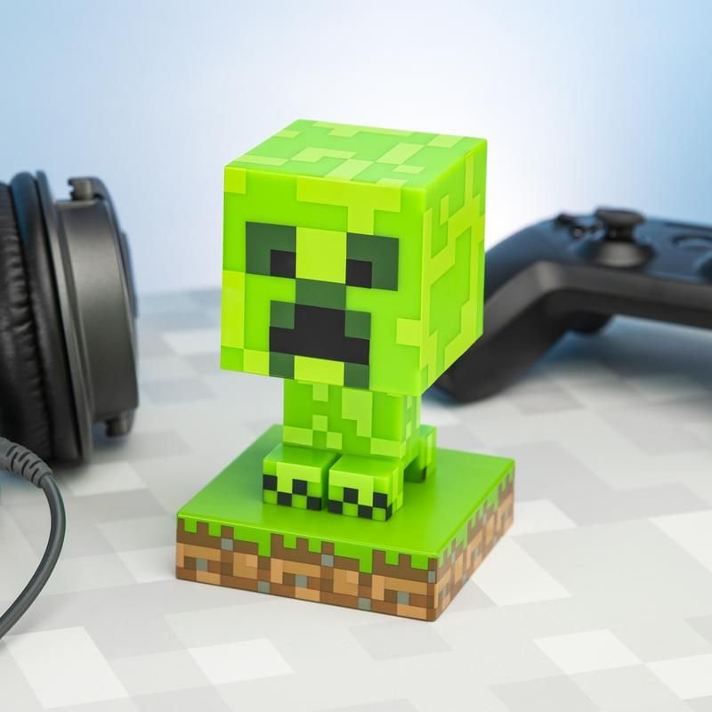 Paladone Creeper Icon Light V2 Figurine lumineuse décorative Vert