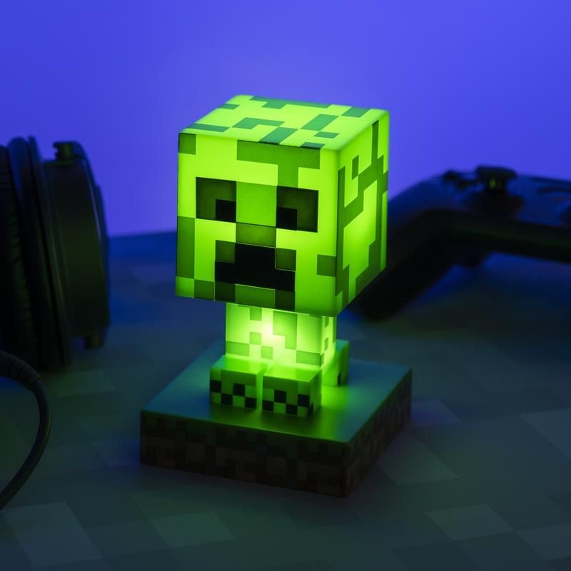 Paladone Creeper Icon Light V2 Figurine lumineuse décorative Vert
