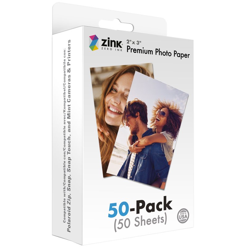 Polaroid - Zink Media 2x3 - 50 Pack