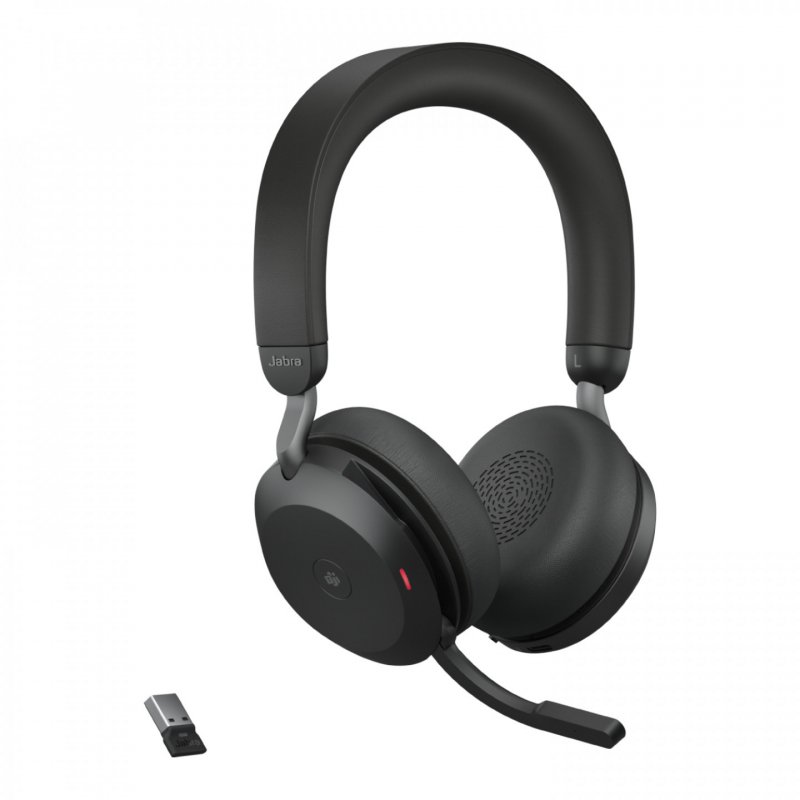 Jabra Evolve2 75 Casque Sans fil Arceau Bureau/Centre d'appels Bluetooth Socle de chargement Noir