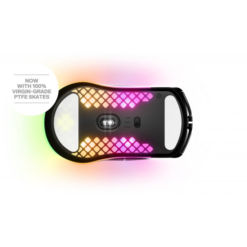 Steelseries Aerox 3 Wireless souris Droitier RF sans fil + Bluetooth Optique 18000 DPI