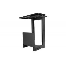 Lindy 40284 support pour unité centrale Support de CPU monté sur bureau Noir