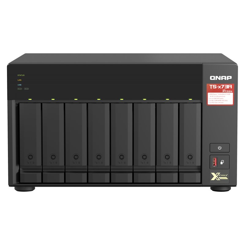 QNAP TS-873A NAS Tower Ethernet/LAN Anthracite V1500B
