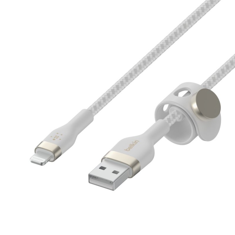 Belkin CAA010BT1MWH USB cable 1 m USB A USB C/Lightning White