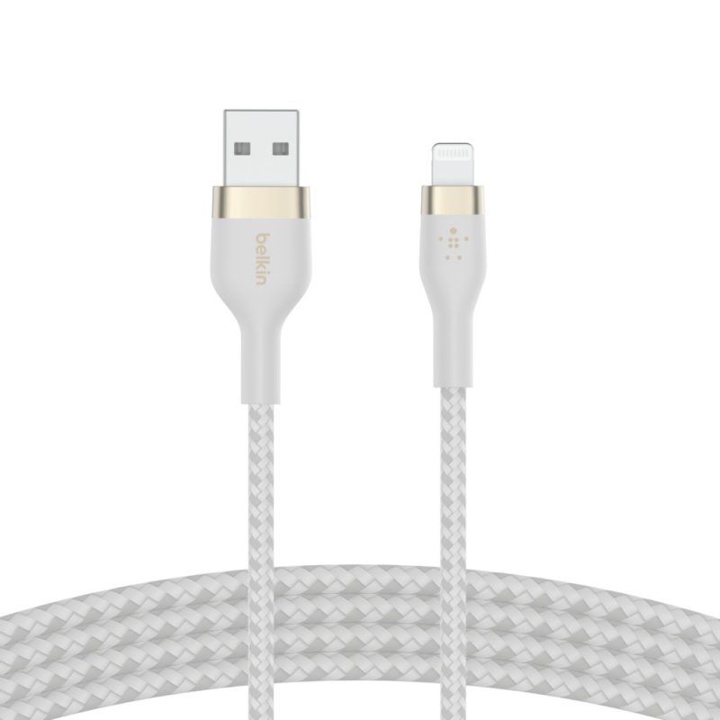 Belkin CAA010BT2MWH USB cable 2 m USB A USB C/Lightning White