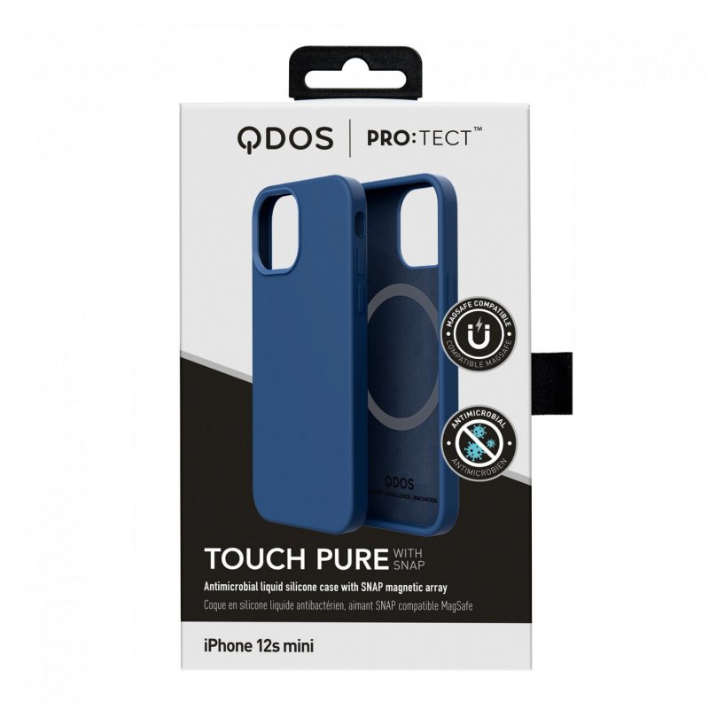 QDOS Touch Pure mobile phone case 13.7 cm (5.4") Cover Blue, Navy