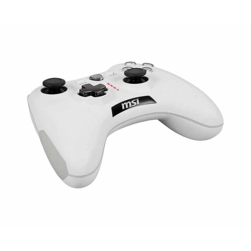 MSI Force GC20 V2 Blanc USB 2.0 Manette de jeu Analogique/Numérique Android, PC