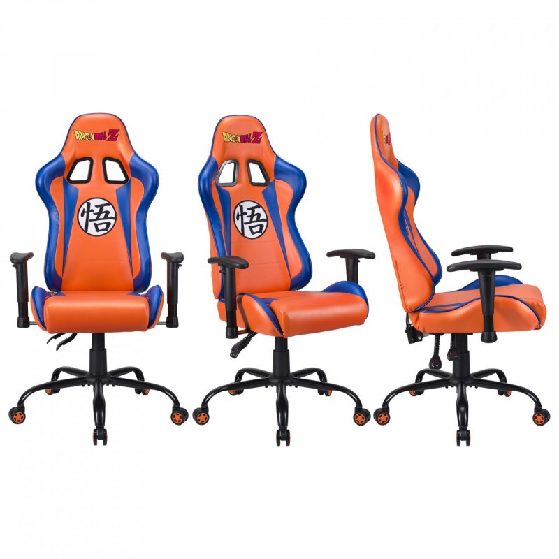 Subsonic DBZ PC gaming chair Upholstered padded seat Grey, Orange