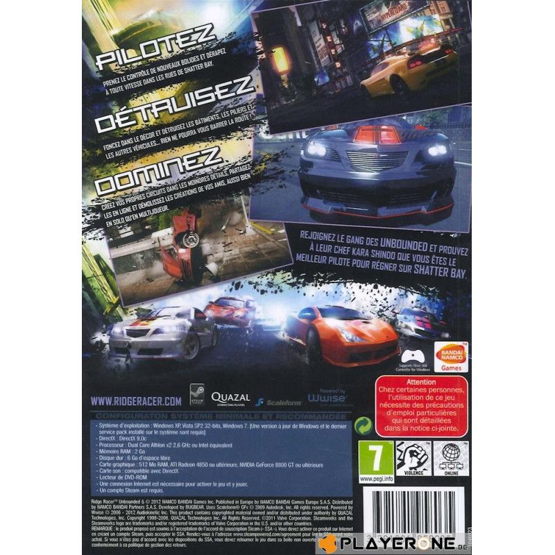 Ridge Racer Unbounded D1-Limited Edition