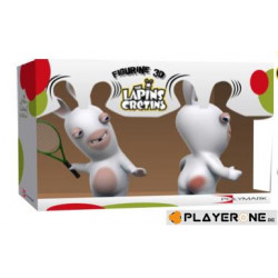 LAPINS CRETINS - Figurine 3D Lapin Tennis Double Pack ( 18 cm )