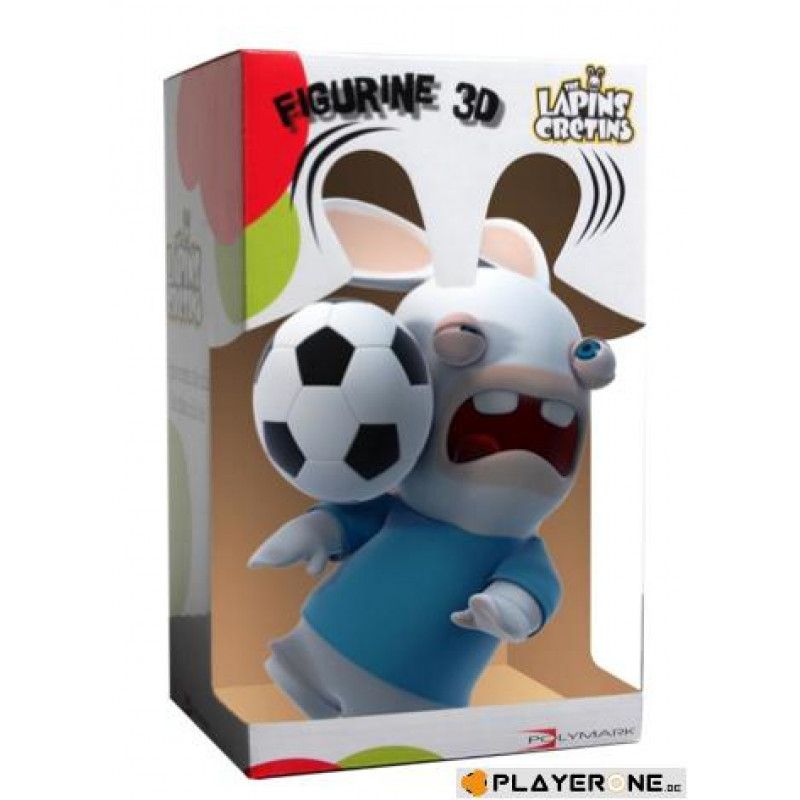 LAPINS CRETINS - Figurine 3D Lapin Foot ( 21 cm )