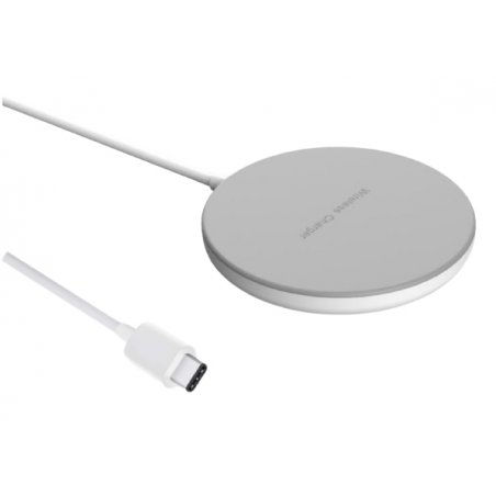 DLH DY-AU4725 mobile device charger Smartphone Silver, White USB Wireless charging Indoor