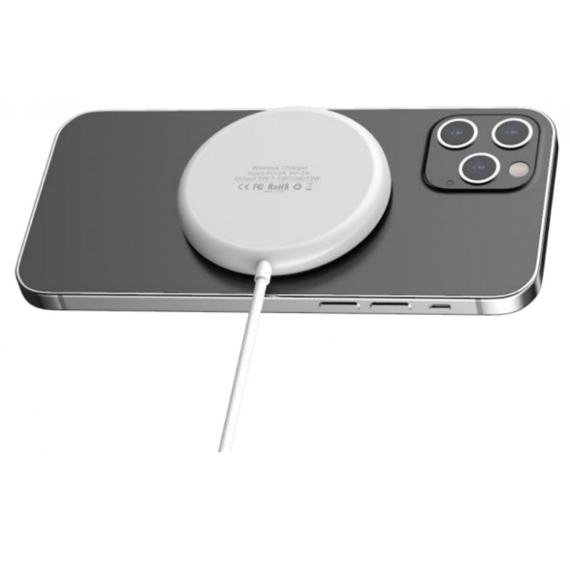 DLH DY-AU4725 chargeur d'appareils mobiles Smartphone Argent, Blanc USB Recharge sans fil Intérieure