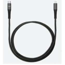 Mobilis 001343 lightning cable 1 m Black