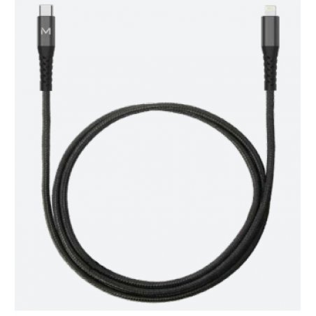 Mobilis 001343 lightning cable 1 m Black