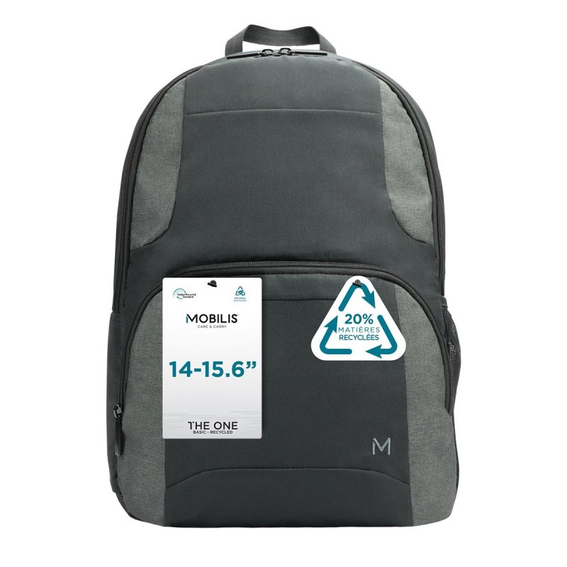Mobilis TheOne notebook case 39.6 cm (15.6") Backpack Grey