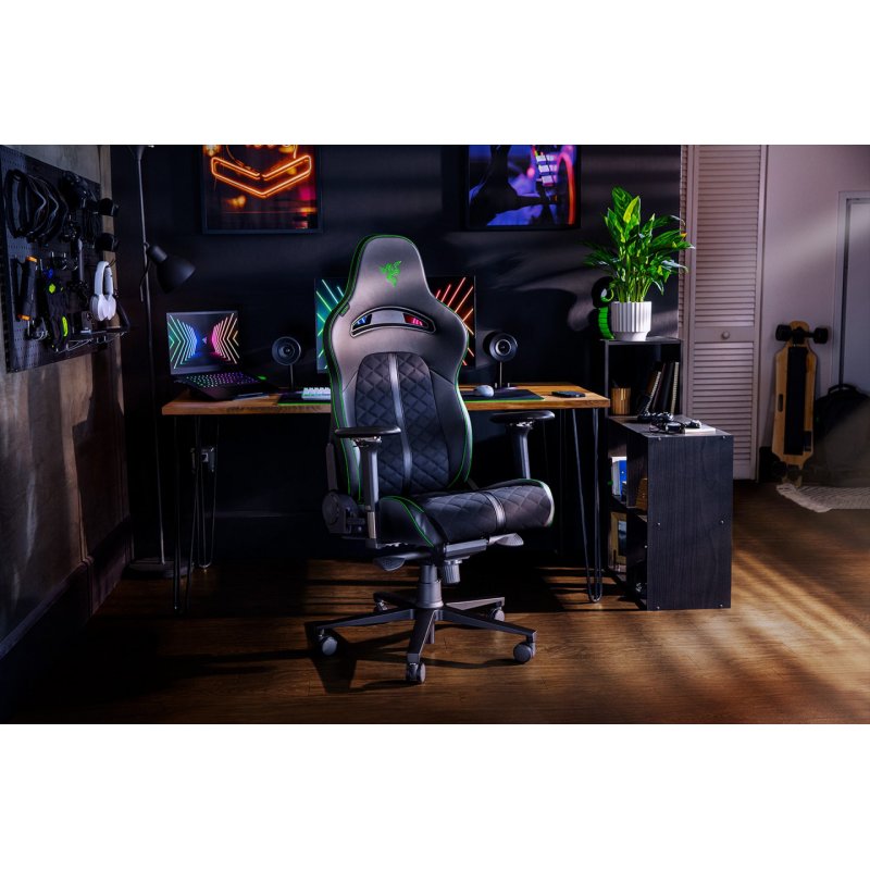 Razer Enki PC gaming chair Upholstered seat Black