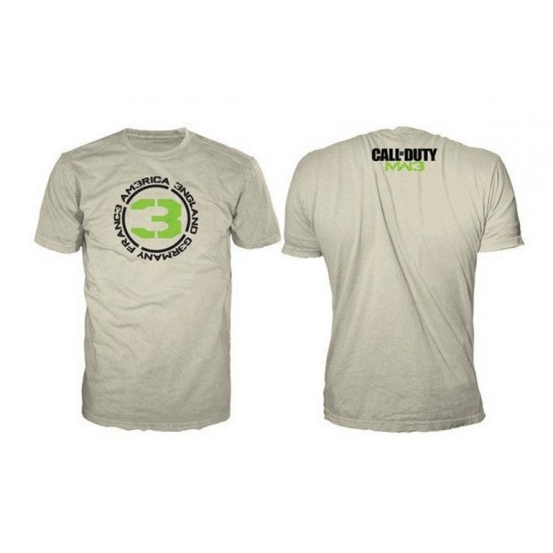CALL OF DUTY MW3 - T-Shirt Sand - COUNTRIES 3 (S)