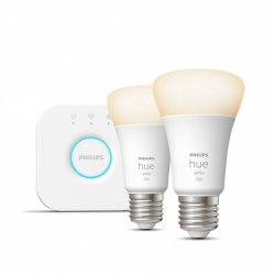 Philips Hue White Starter kit: 2 E27 smart bulbs (1100)