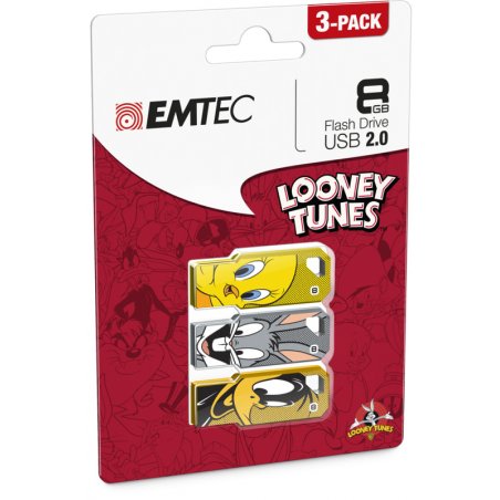 Emtec M750 USB flash drive 8 GB USB Type-A 2.0 Multicolour