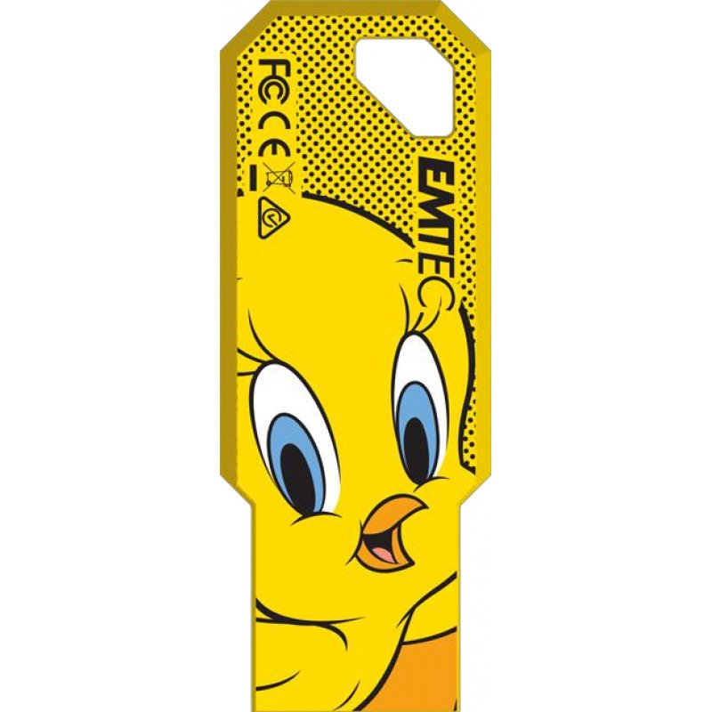 Lot de 3 Clés USB 2.0 Emtec compatible M750 Looney Toons - 8Go