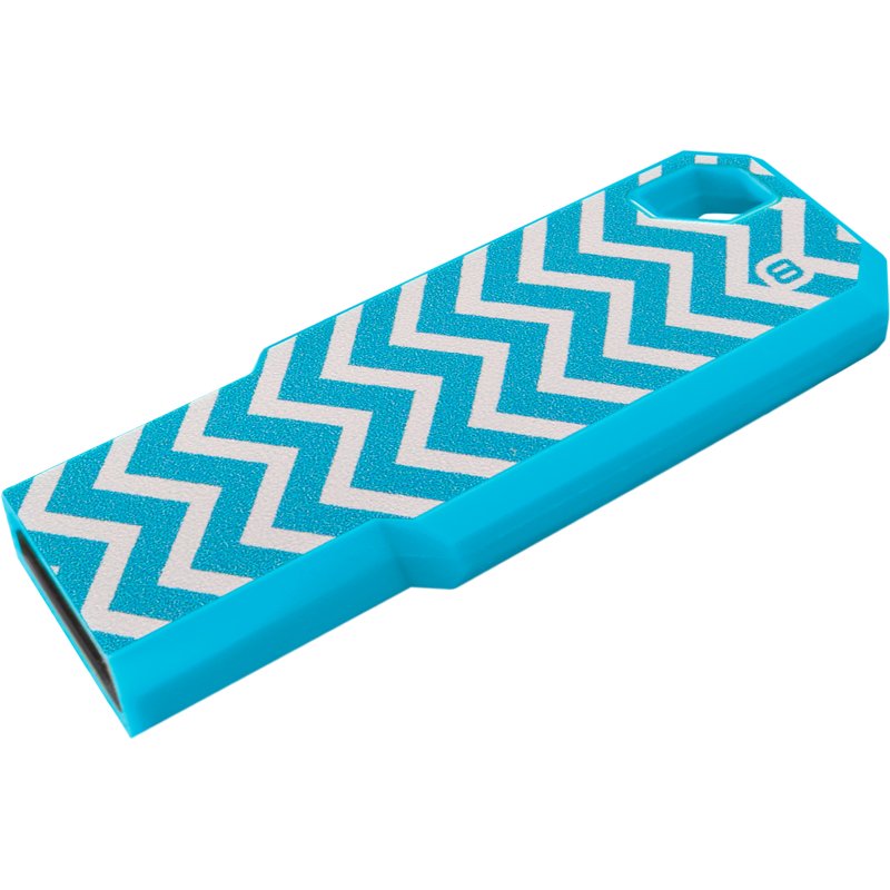 Lot de 3 Clés USB 2.0 Emtec compatible M750 Wallpaper - 8Go (Gris/Rouge/Bleu)